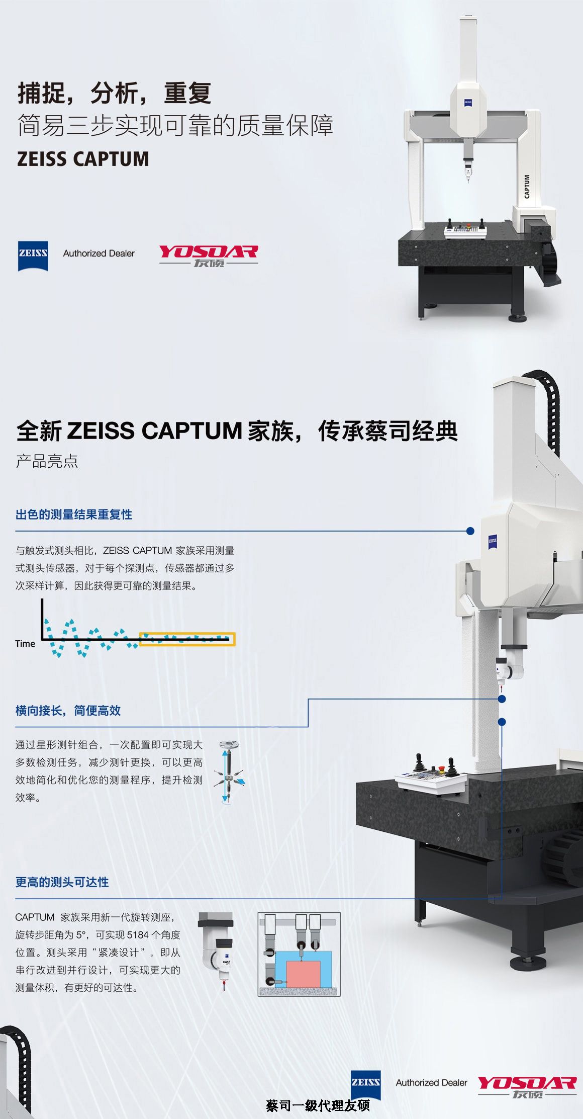 甘肃蔡司甘肃三坐标CAPTUM